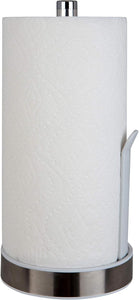Delux SS. Paper Towel Holder With Extreme Tension Grip - White