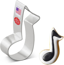 Load image into Gallery viewer, 3.5&#39;&#39; Music Note Cookie Cutter
