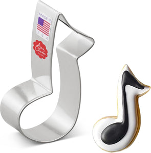 3.5'' Music Note Cookie Cutter