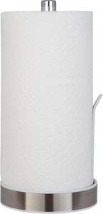 Delux SS. Paper Towel Holder With Extreme Tension Grip - White