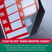 Load image into Gallery viewer, VELCRO-SQUARES-7/8"-CLEAR CD/12
