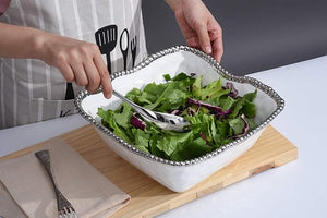 Pampa Bay Large Square Salad Bowl CER-2253-W