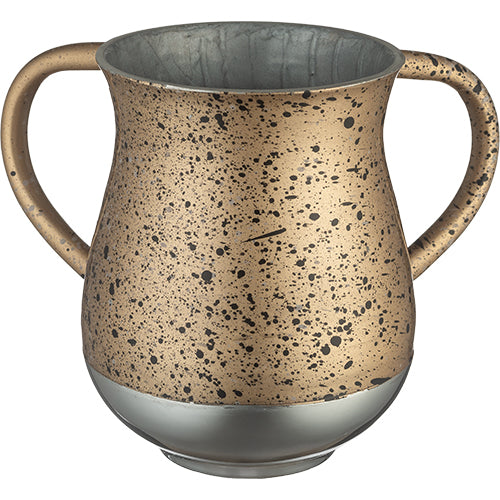 UK80559 Aluminium Washing Cup 13 cm - Dotted Gold