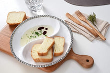 Load image into Gallery viewer, Pampa Bay Small 2-Section Platter CER-2427-W
