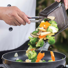 Load image into Gallery viewer, HIC Kitchen Spring Locking Kitchen Cooking Serving Tong, 10in
