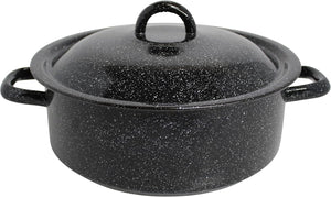 ENAMEL-DUTCH OVEN 4.5 QT BLACK
