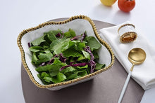 Load image into Gallery viewer, CER-2252-WG Pampa Bay Medium Square Salad Bowl
