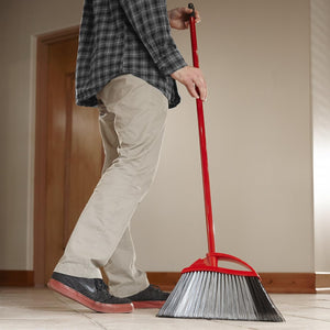 OCEDAR SM. POWER CORNER ANGLE BROOM W/ DUAL ACTION DUST PAN