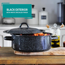 Load image into Gallery viewer, ENAMEL-DUTCH OVEN 4.5 QT BLACK

