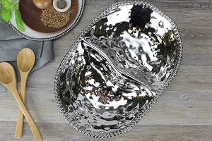 Pampa Bay 2 Section Serving Bowl CER-1138