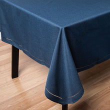 Load image into Gallery viewer, LINEN LOOK TCLOTH 60X90 NAVY

