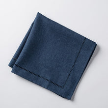 Load image into Gallery viewer, LINEN LOOK NAPKIN S4 NAVY
