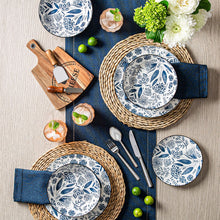 Load image into Gallery viewer, LINEN LOOK NAPKIN S4 NAVY
