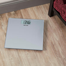 Load image into Gallery viewer, Glass Digital Bath Scale Silver, 400 Lb.
