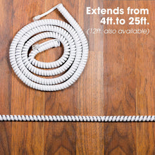 Load image into Gallery viewer, TELEPHONE COIL CORD 25 foot – WHITE
