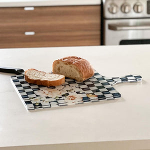 J-ABWH-CB CHECKERED BACK ACRYLIC BOARD W HANDLE