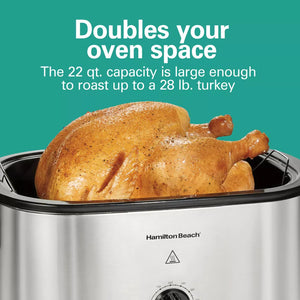 20 QT ROASTER OVEN S/STEEL