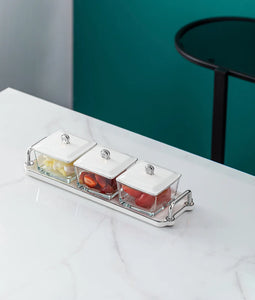 Bromei 3-pc Dip Set Silver