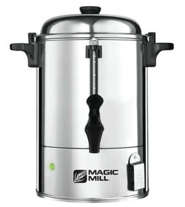 Magic Mill Urn - Double Insulated S/S with on/off switch; 35 cups