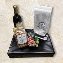 Load image into Gallery viewer, MM10 Lucite FingerTip Towel Holder With Towels Mishloach Monos
