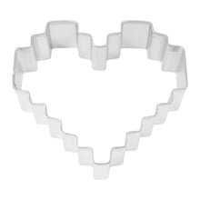Load image into Gallery viewer, Heart Pixelated Cookie Cutter (3″)
