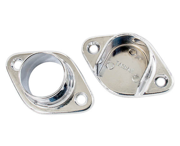 DIE CAST ZINC ALLOY POLE SOCKET CHROME FINISH 1-1/16