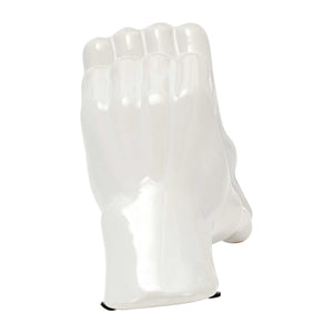 15688-03 5" HAND-HEART, WHITE
