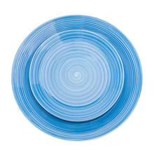 Load image into Gallery viewer, 70420 SPIRAL BLUE 12 PC PORCELAIN  Service For 4
