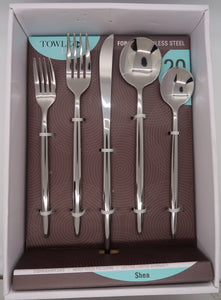 Shea Forged 20 Pc Flatware Set