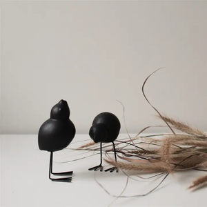 DBKD20006BLACK Swedish Bird (2-set) Black
