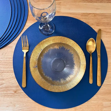Load image into Gallery viewer, Placemat Novotela Shimmer &amp; Copper Round (15 in)
