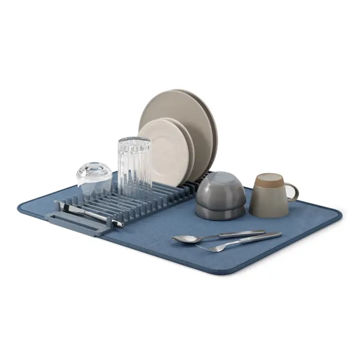 Udry Drying Mat Slate Blue