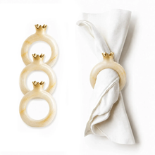 Load image into Gallery viewer, Resin Pomegranate Napkin Rings
