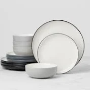24 Seven Colors Pumice 12-Piece Dinnerware Set