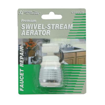 AERATOR-SWIVEL-CHROME/WHITE-0805W