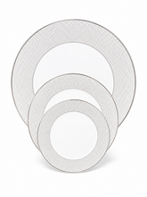 Load image into Gallery viewer, TAJ Designs Golden Links Dinnerware Service For 4
