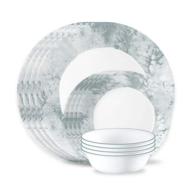 CORELLE MUGLESS RD. 12 pc SET SALT WASH