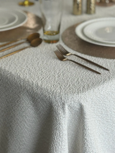 3198 Bellagio Boucle Tablecloth