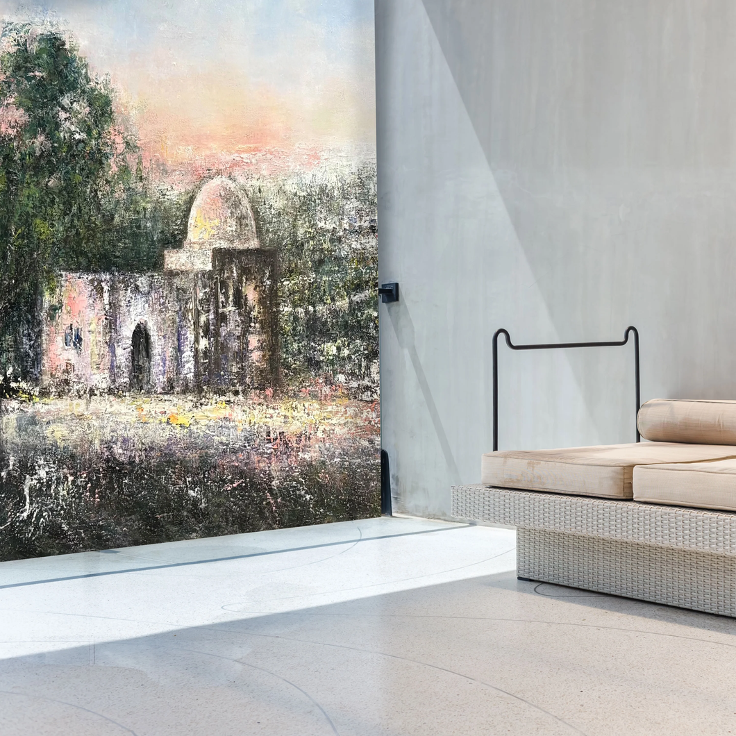 V820 -Whispers at Kever Rochel | Sukkah Mural 36