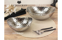 Load image into Gallery viewer, CER-2018 Pampa Bay Oval Hammered Silver Bowl
