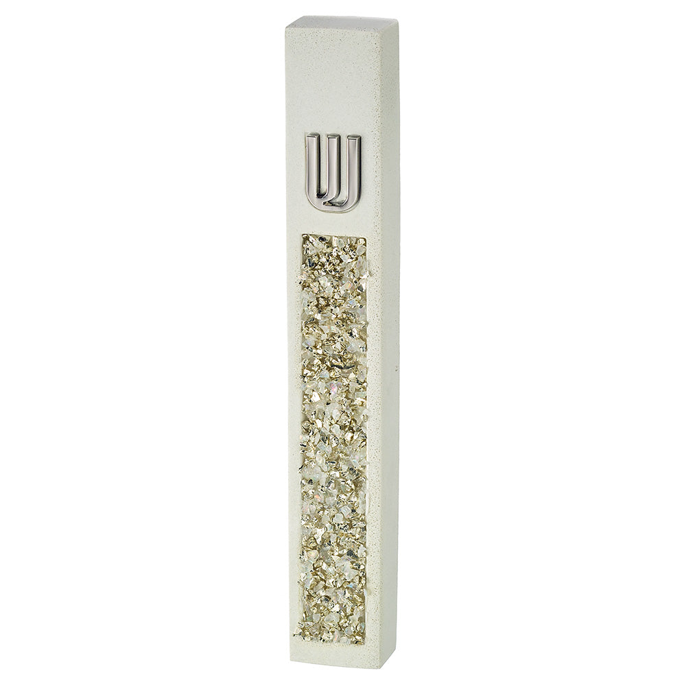 UK24504 Polyresin Mezuzah 15 cm, White