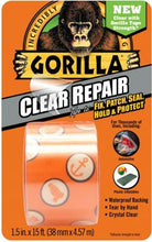 Load image into Gallery viewer, GORILLA,MINI CLEAR REPAIR TAPE-15ft
