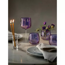 Load image into Gallery viewer, G1620-16-887 Aurora Wine Glass 15oz Polar Violet  Set Of 4
