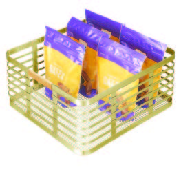 Flatwire Basket with Handle 12 x 13 x 6
