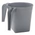 Square Plastic Wash Cup Grey