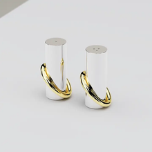 Load image into Gallery viewer, RIN-SPS2-01D Ring Salt &amp; Pepper Shakers, Set of 2

