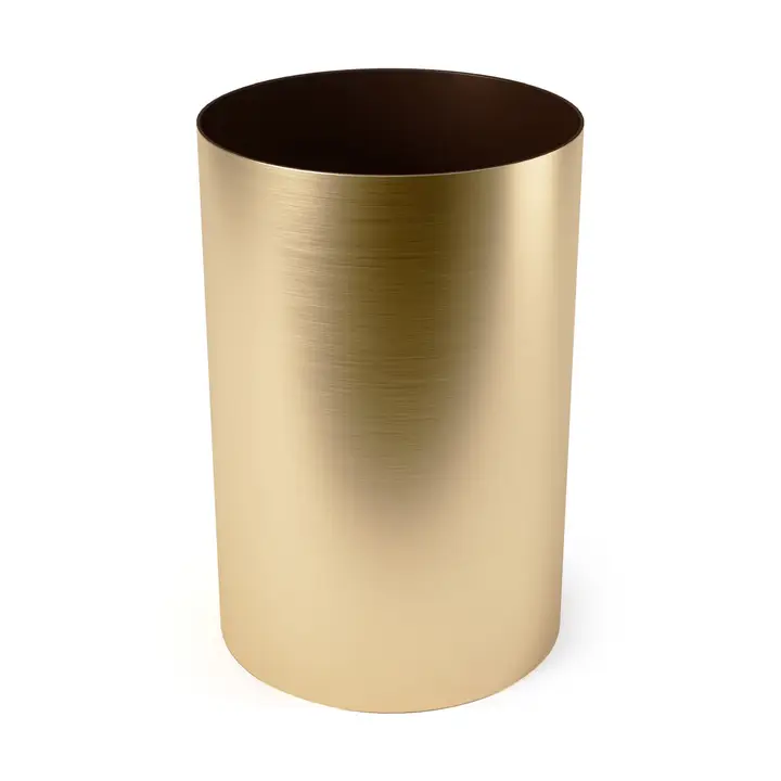 Metalla Trash Can Gold