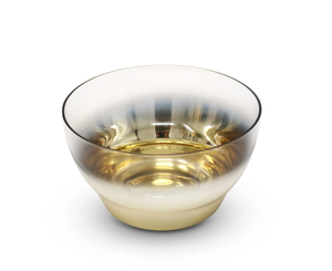 GDB3869 Dessert Bowls with Gold Ombre Design