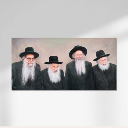 The Rosh Yeshiva Painting I Sukkah Sign 48