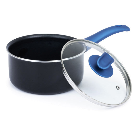 Ybm Blue 1.5Qt Saucepan
